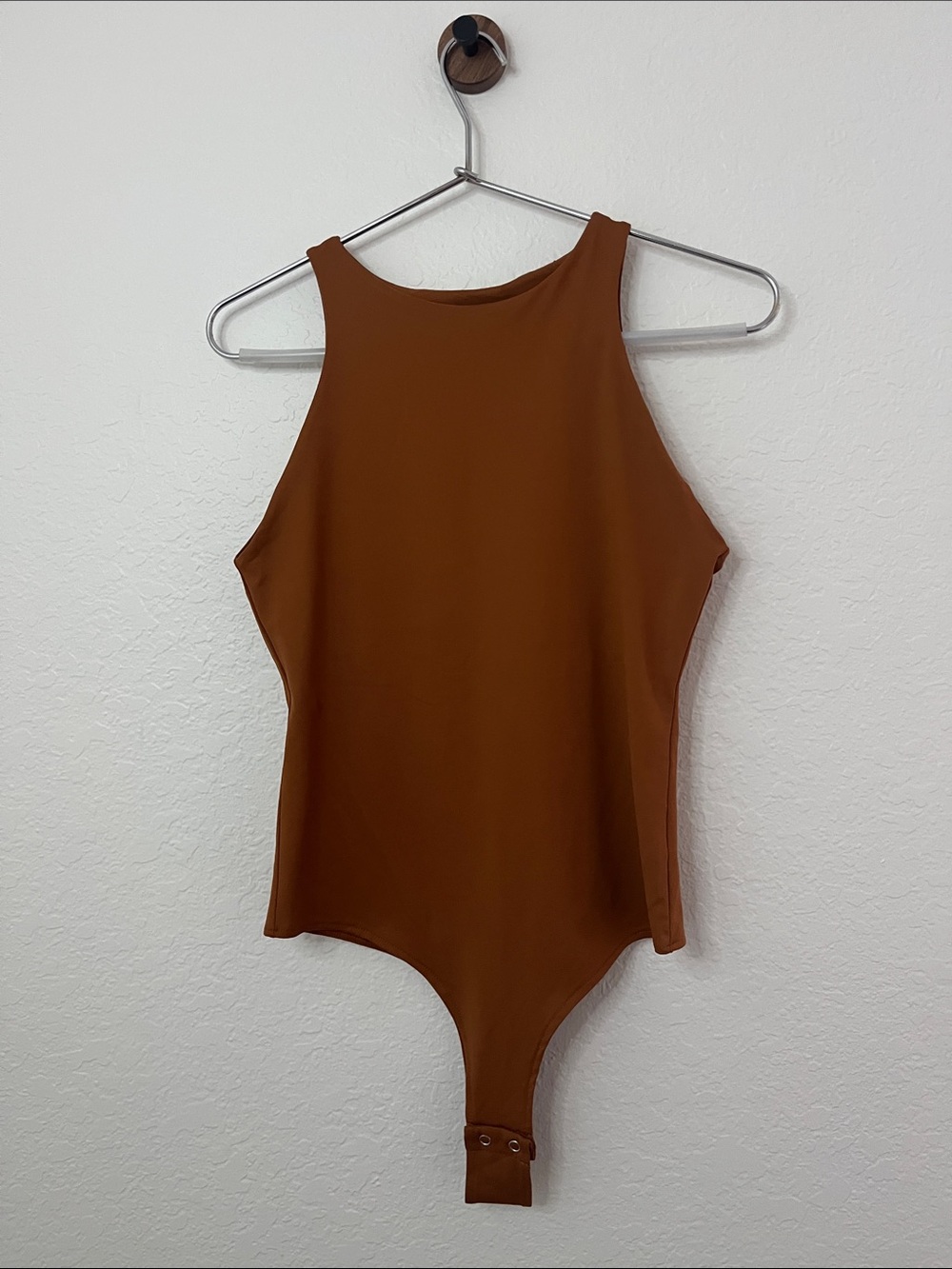 ReoRia Rust Brown Tank Bodysuit